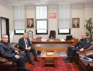 İl Jandarma Komutanı Albay Hasan Erbağ’dan ziyaret