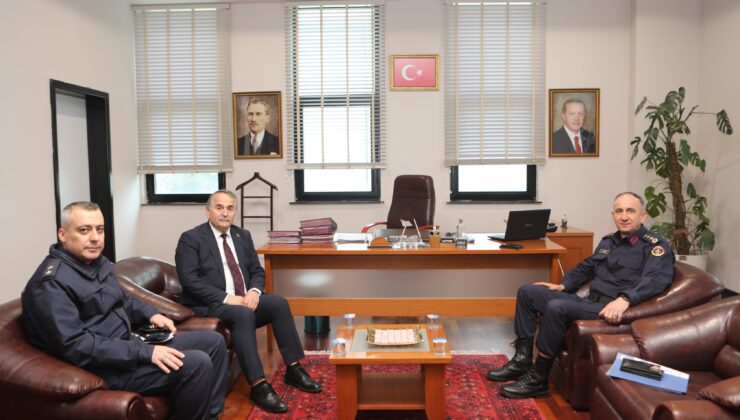 İl Jandarma Komutanı Albay Hasan Erbağ’dan ziyaret