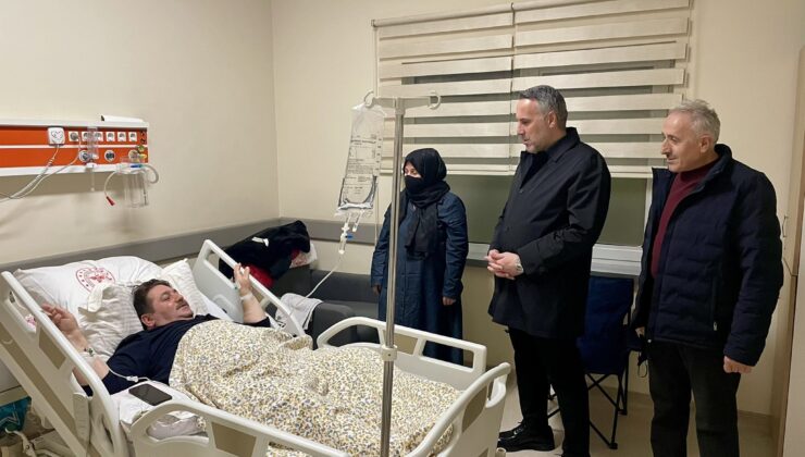 İl Milli Eğitim Müdürü Coşkun Bakırtaş’a geçmiş olsun ziyaretleri