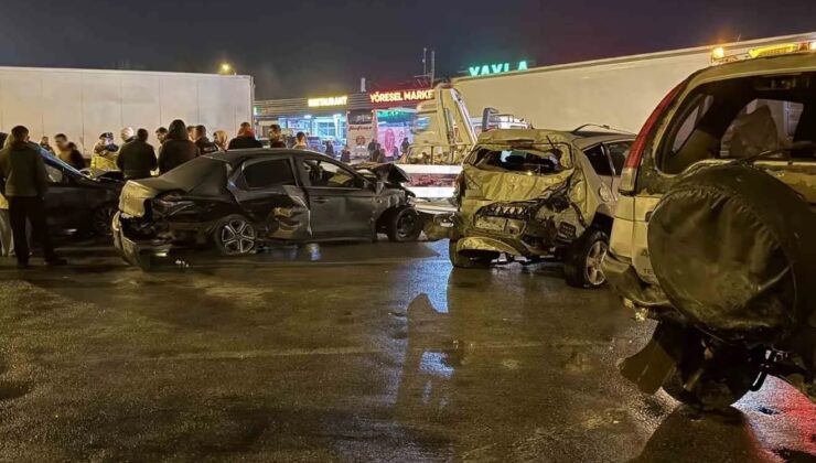Otoyolda zincirleme trafik kazası!