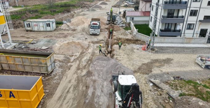 Hanlı Mahallesi’ne yeni yağmur suyu ve atık su altyapısı