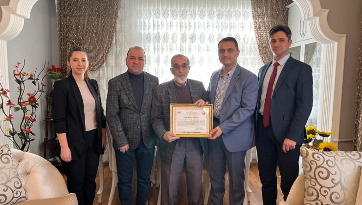 Şehit Babası Mehmet Ali YENİ’den anlamlı yardım