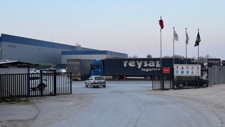 Lojistik firmasında yangın!