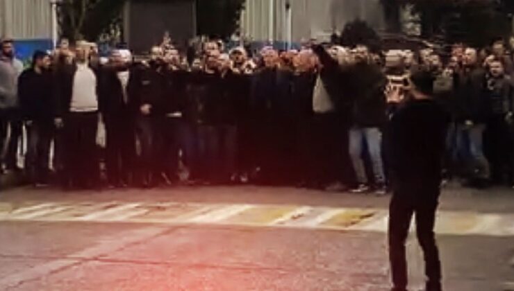 Arifiye’de Goodyear fabrikasında çalışan işçilerden protesto!