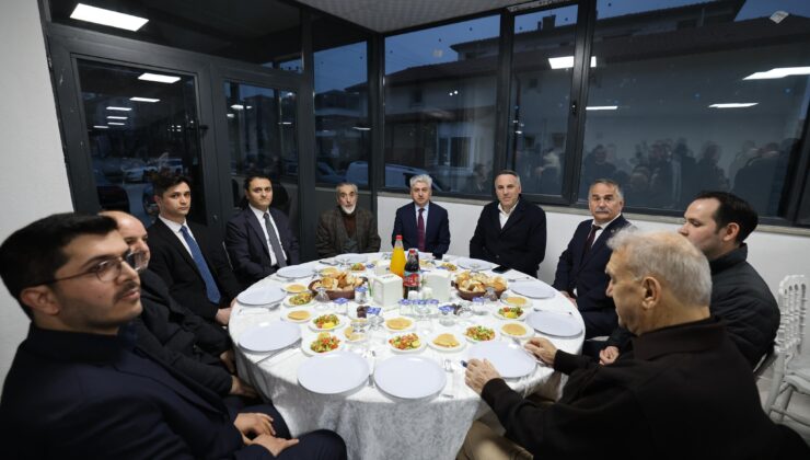 İlçemizde Şehit Ailesinin İftarında buluştular