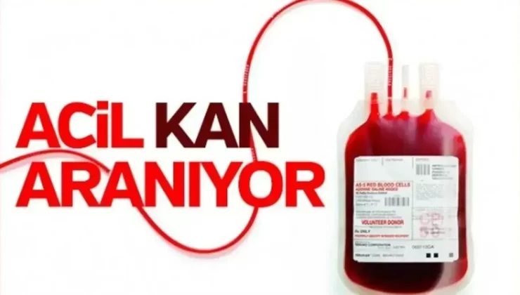 Acil A rh (-) kan aranıyor