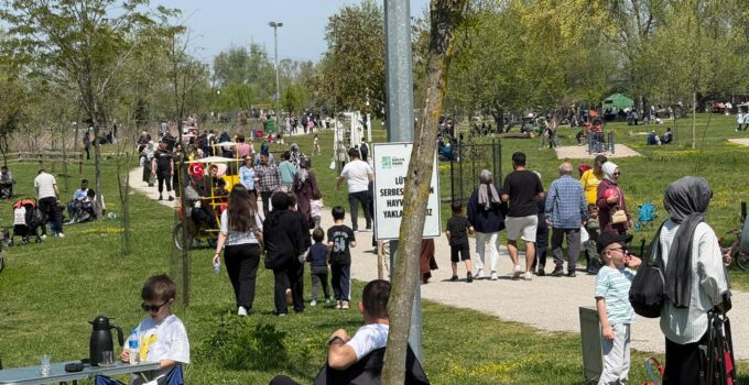 Gölya Tabiat Parkı Hafta Sonu doldu taştı