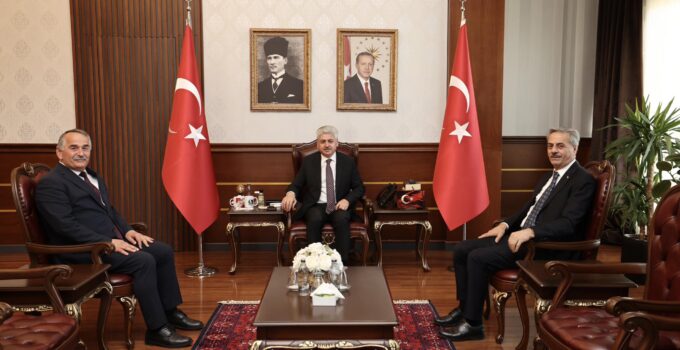 Vali Rahmi Doğan’ı makamında ziyaret ettiler