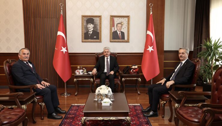 Vali Rahmi Doğan’ı makamında ziyaret ettiler