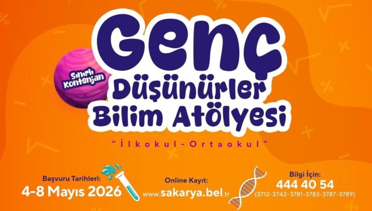 SGM’de “Genç Düşünürler Atölyesi” başlıyor