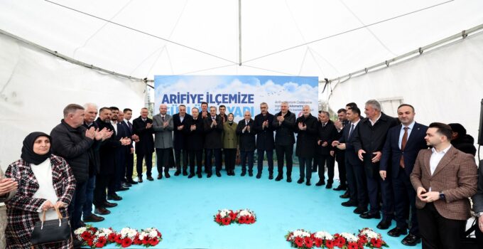 Arifiye’nin altyapısı için tarihi adım atıldı