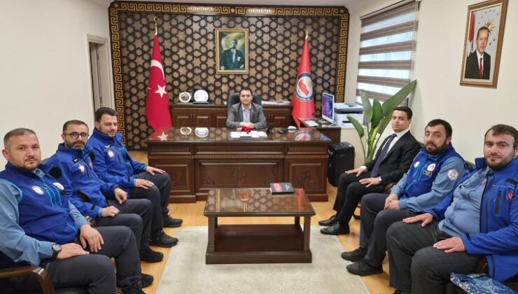 Türkiye Diyanet Vakfı Sakarya Arama Kurtarma Ekibi ziyaret etti.