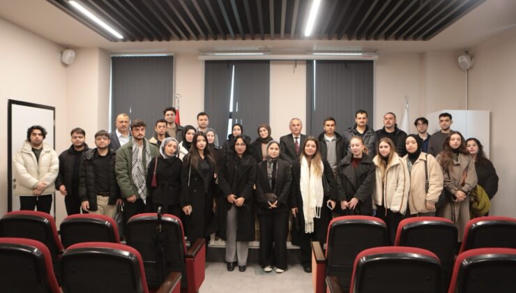 Uluslararası Öğrenci Topluluğu Arifiye Belediyesinin çalışmaları hakkında bilgi aldı