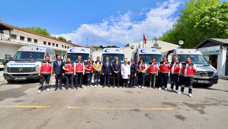 3 yeni hasta nakil ambulansı hizmete başladı