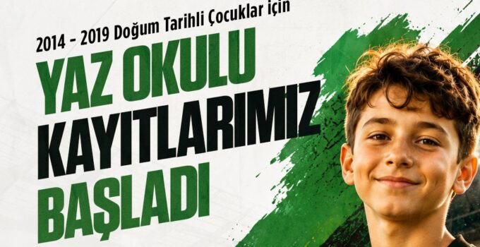 Sakaryaspor Yaz Futbol Okulu kayıtları başladı