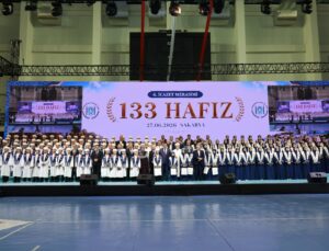 Cumhurbaşkanı Yardımcısı Cevdet Yılmaz, Hafızlık İcazet Merasimine katıldı