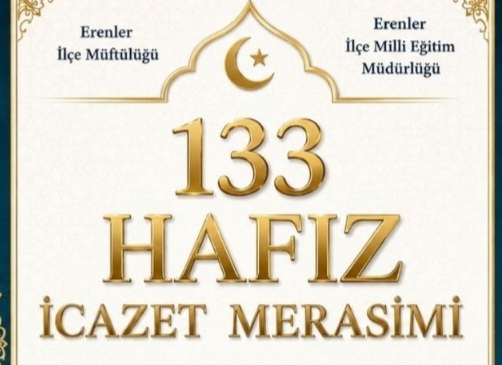 133 Hafızın İcazet Merasimi bugün gerçekleşiyor