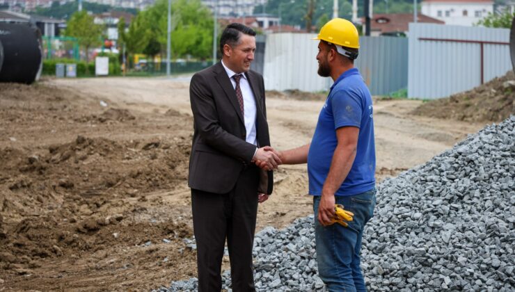 Arifiye’nin 12 kilometrelik dev altyapı projesi hızla ilerliyor
