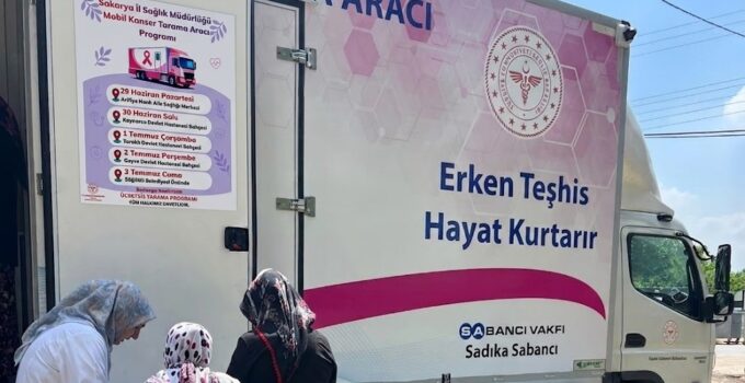 Mobil Kanser Tarama Aracı Arifiye Hanlı Aile Sağlığı Merkezine geliyor