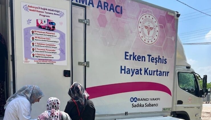 Mobil Kanser Tarama Aracı Arifiye Hanlı Aile Sağlığı Merkezine geliyor