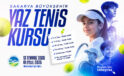 Yaz Spor Okulları’nda tenis kursları başlıyor