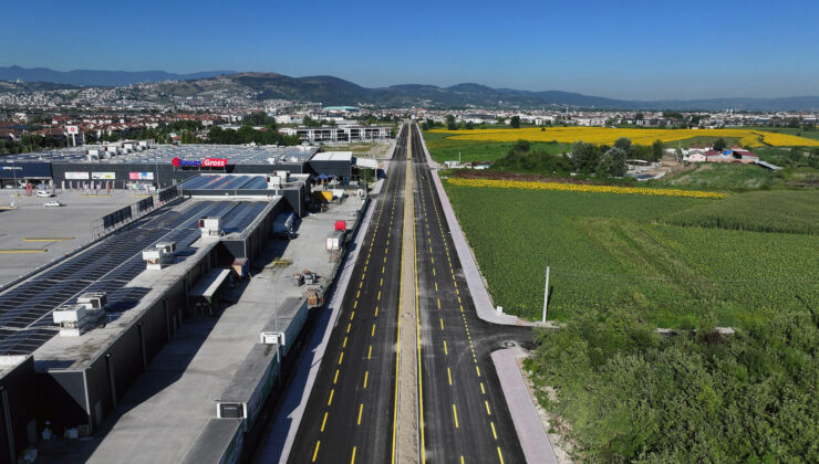 Şehir merkezi-Yenikent bağlantısında çizgiler çizilerek yol ulaşıma açıldı