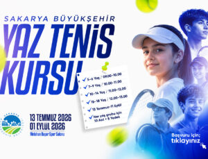 Yaz Spor Okulları’nda tenis kursları başlıyor