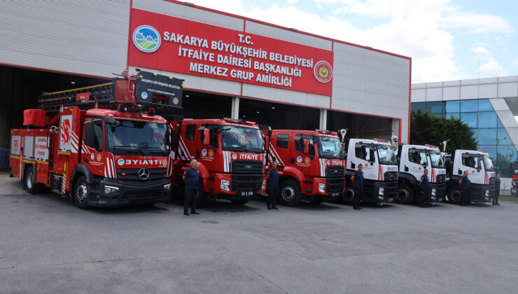 İtfaiye Teşkilatına güç katan 6 yeni araç…