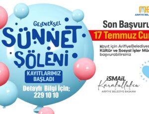 Arifiye’de Geleneksel Sünnet Organizasyonu İçin Kayıtlar Başladı