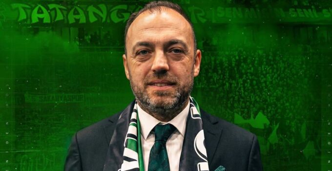 Sakaryaspor’da Enes Zengin yeniden başkan seçildi