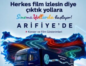“Sinema Yollarda” etkinliği Arifiye’de…