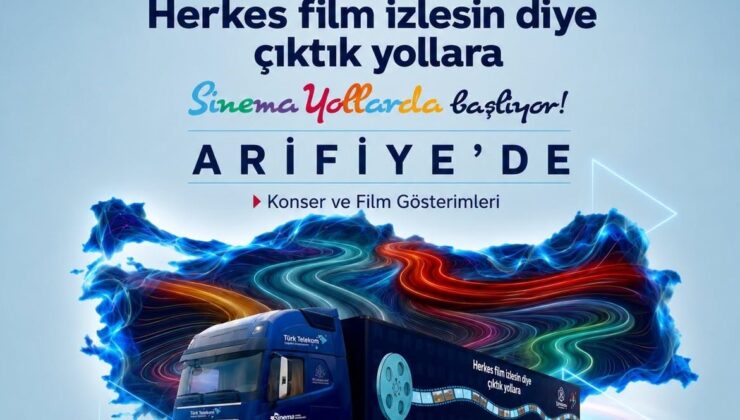 “Sinema Yollarda” etkinliği Arifiye’de…