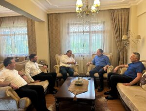 Milletvekili Kaya ve İl Başkanı Tever’den geçmiş olsun ziyareti…