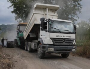 Kırsal Mahallelerde Asfalt çalışmaları başladı