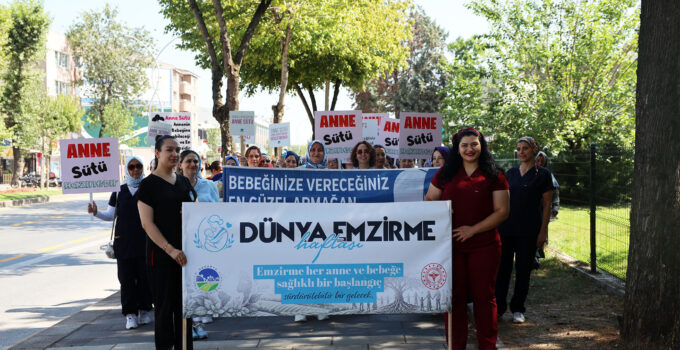 Anne sütü farkındalığı için anlamlı buluşma