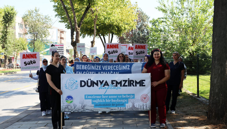 Anne sütü farkındalığı için anlamlı buluşma