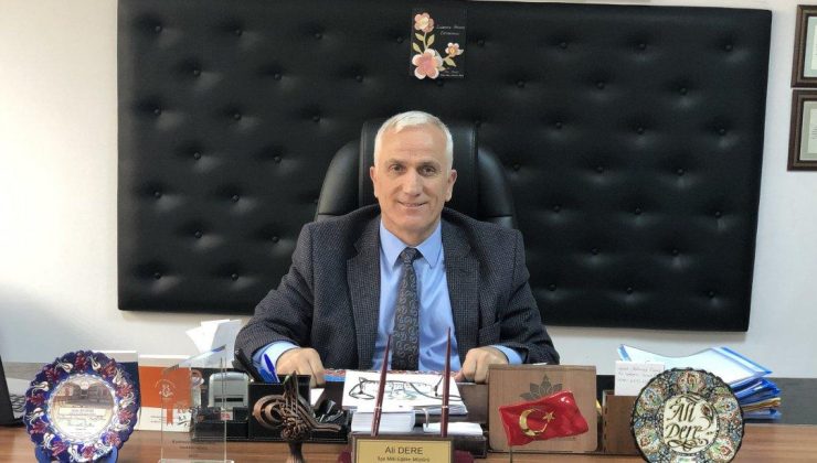 İlçe Milli Eğitim Müdürü Ali Dere’den ”30 Ağustos Zafer Bayramı” mesajı…