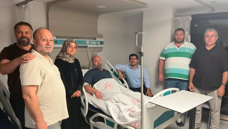Cumhur İttifakından Hasan Yıldız’a geçmiş olsun ziyareti