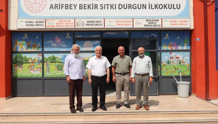 İlçe Millî Eğitim Müdürü Ali Dere’den okullara ziyaretler
