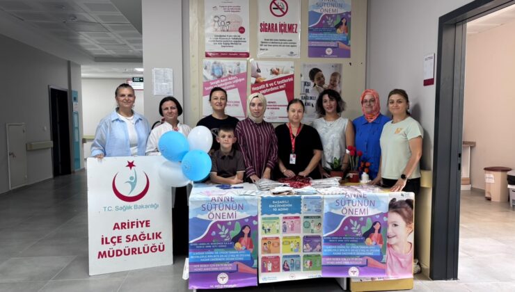 Arifiye Aile Sağlığı Merkezi’ nde Anne Sütü farkındalık etkinliği