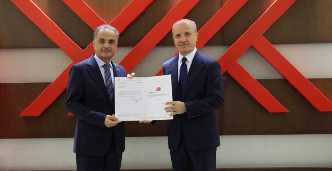 Prof. Dr. Hamza Al, Rektörlük Mazbatasını YÖK Başkanından Aldı