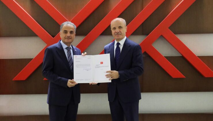 Prof. Dr. Hamza Al, Rektörlük Mazbatasını YÖK Başkanından Aldı