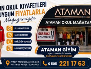 Ataman Giyim’den Okul Alışverişinde “En Uygun Fiyat” Garantisi!