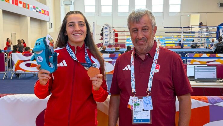 Akdeniz Oyunları’nda bronz madalya geldi
