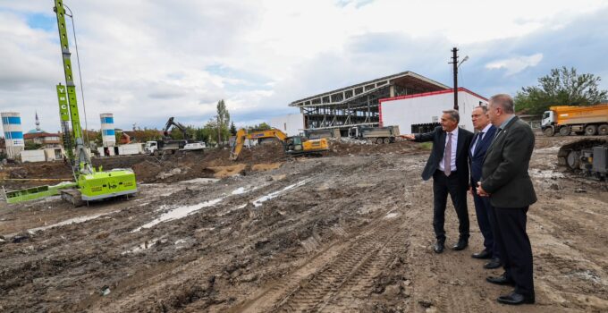 Başkan Alemdar, Milletvekilleri Kocacık ve Kaya ile çalışmaları yerinde inceledi