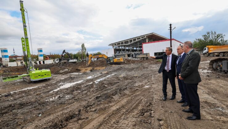Başkan Alemdar, Milletvekilleri Kocacık ve Kaya ile çalışmaları yerinde inceledi