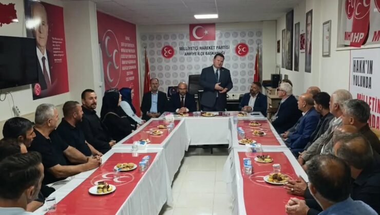 Milletvekili Bülbül’den İl Kongresi Öncesi  MHP Arifiye İlçeye ziyaret