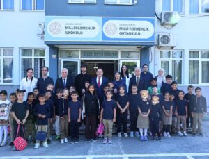 İl Millî Eğitim Müdürü Coşkun Bakırtaş’tan Milli Egemenlik İlkokulu ve Ortaokuluna Ziyaret