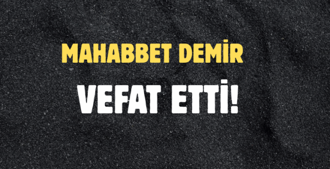 DEMİR AİLESİNİN ACI GÜNÜ!..