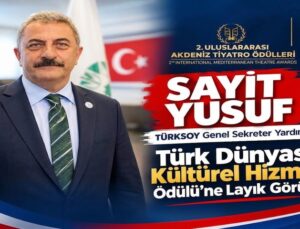 Arifiye Mezunu Sayit Yusuf “Türk Dünyası Kültüre Hizmet Ödülü”ne layık görüldü.